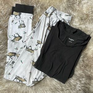 Burt’s bees reindeer christmas pajamass